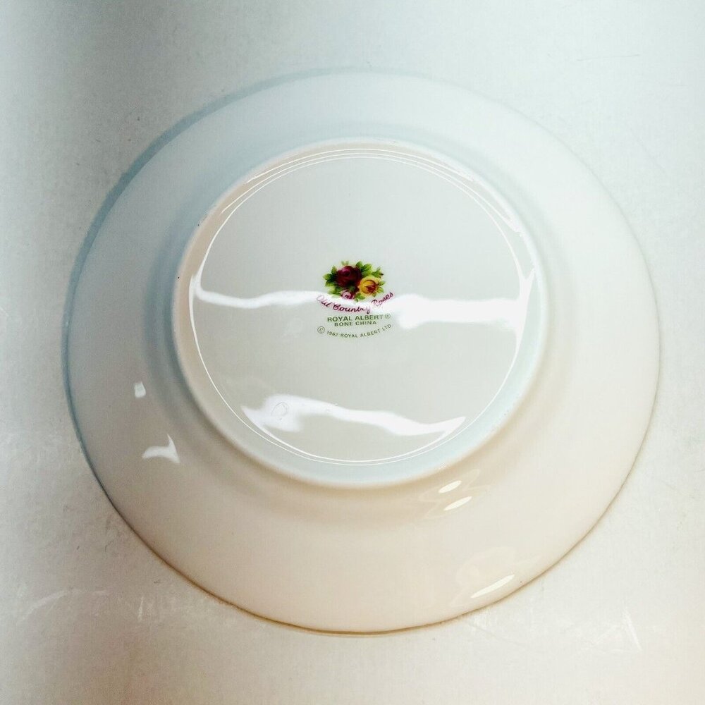 Royal Albert OLD COUNTRY ROSES Desert Plate Fine Bone China 1962 England 6.25" - Picture 3 of 12